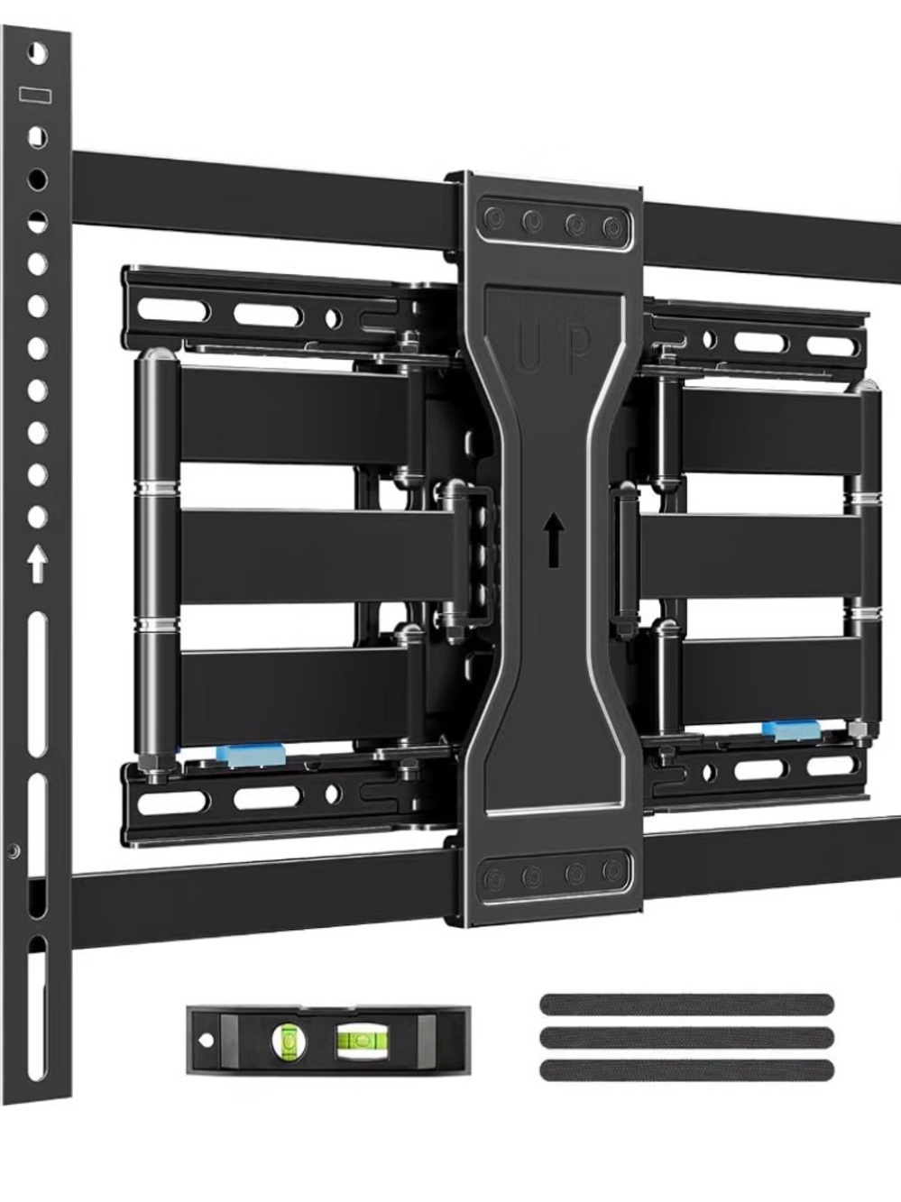 Full Motion Black TV Wall Mount Bracket - brand new - still in box. Never opened